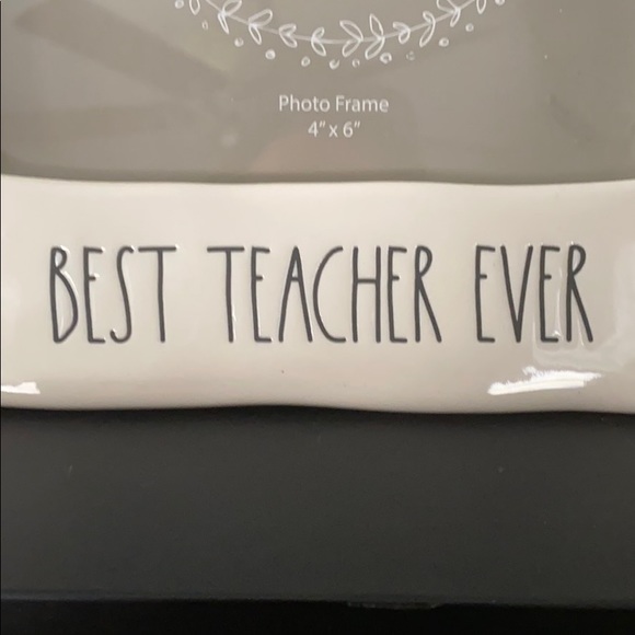 Rae Dunn BEST TEACHER EVER Frame - Picture 3 of 5